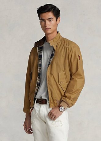 Khakifarbene Wachstuchjacken von Ralph Lauren für Herren