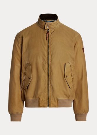 Khakifarbene Wachstuchjacken von Ralph Lauren für Herren