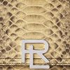 Kupferfarbene Ralph Lauren The Python RL Top Handle Handtasche für Damen Kupferfarbene Ralph Lauren The Python RL Top Handle Handtasche für Damen