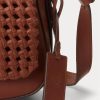 Lauren Tan Damen Ralph Lauren gewebtes Leder Kleine Maddy Schultertaschen Lauren Tan Damen Ralph Lauren gewebtes Leder Kleine Maddy Schultertaschen