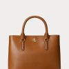Lauren Tan Damen Ralph Lauren Leder Kleine Marcy Satchel Taschen Lauren Tan Damen Ralph Lauren Leder Kleine Marcy Satchel Taschen