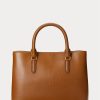 Lauren Tan Damen Ralph Lauren Leder Kleine Marcy Satchel Taschen Lauren Tan Damen Ralph Lauren Leder Kleine Marcy Satchel Taschen