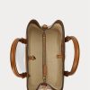 Lauren Tan Damen Ralph Lauren Leder Kleine Marcy Satchel Taschen Lauren Tan Damen Ralph Lauren Leder Kleine Marcy Satchel Taschen