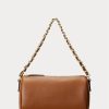 Lauren Tan Damen Ralph Lauren Nappaleder Kleine Emelia Schultertaschen Lauren Tan Damen Ralph Lauren Nappaleder Kleine Emelia Schultertaschen