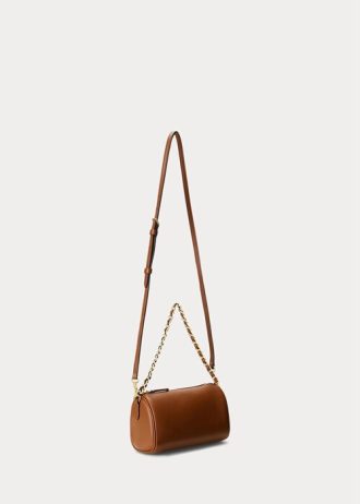 Lauren Tan Damen Ralph Lauren Nappaleder Kleine Emelia Schultertaschen