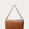 Lauren Tan Damen Ralph Lauren Nappaleder Kleine Emelia Schultertaschen Lauren Tan Damen Ralph Lauren Nappaleder Kleine Emelia Schultertaschen