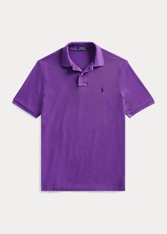 Lila Poloshirts aus Netzstoff von Ralph Lauren für Herren