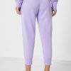 Lilafarbene Ralph Lauren Jogginghose mit weitem Bein für Damen