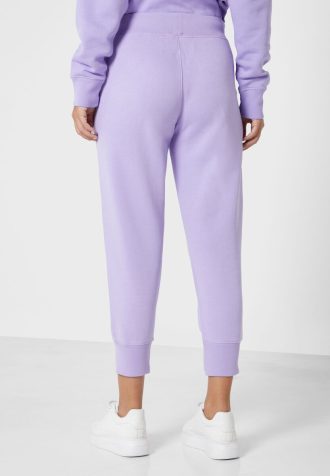Lilafarbene Ralph Lauren Jogginghose mit weitem Bein für Damen