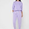 Lilafarbene Ralph Lauren Jogginghose mit weitem Bein für Damen