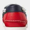 Marineblau / Rot Herren Ralph Lauren Merton Zweifarbige Leder Freizeitschuhe Marineblau / Rot Herren Ralph Lauren Merton Zweifarbige Leder Freizeitschuhe