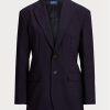 Marineblaue Blazer aus Stretch-Wollmischung für Damen von Ralph Lauren Marineblaue Blazer aus Stretch-Wollmischung für Damen von Ralph Lauren