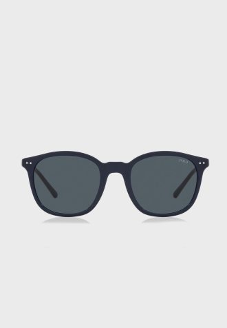 Marineblaue Herren-Wayfarer-Sonnenbrille Ralph Lauren 0Ph4188