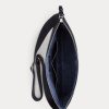 Marineblaue Kuriertaschen aus gewebtem Kalbsleder von Ralph Lauren für Herren Marineblaue Kuriertaschen aus gewebtem Kalbsleder von Ralph Lauren für Herren