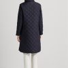 Marineblaue lange Steppjacken für Damen von Ralph Lauren Marineblaue lange Steppjacken für Damen von Ralph Lauren