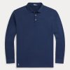 Marineblaue Poloshirts aus Jersey von Ralph Lauren für Herren