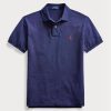 Marineblaue Poloshirts aus Mesh im Slim Fit von Ralph Lauren für Herren Marineblaue Poloshirts aus Mesh im Slim Fit von Ralph Lauren für Herren