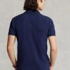 Marineblaue Poloshirts aus Mesh im Slim Fit von Ralph Lauren für Herren Marineblaue Poloshirts aus Mesh im Slim Fit von Ralph Lauren für Herren