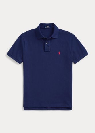 Marineblaue Poloshirts aus Netzstoff von Ralph Lauren für Herren Marineblaue Poloshirts aus Netzstoff von Ralph Lauren für Herren