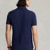 Marineblaue Poloshirts aus Netzstoff von Ralph Lauren für Herren