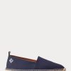 Marineblaue Ralph Lauren Bowsworth Monogram Canvas-Espadrille für Herren