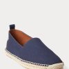 Marineblaue Ralph Lauren Bowsworth Monogram Canvas-Espadrille für Herren