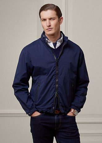 Marineblaue Ralph Lauren Bryce Kapuzenjacken für Herren