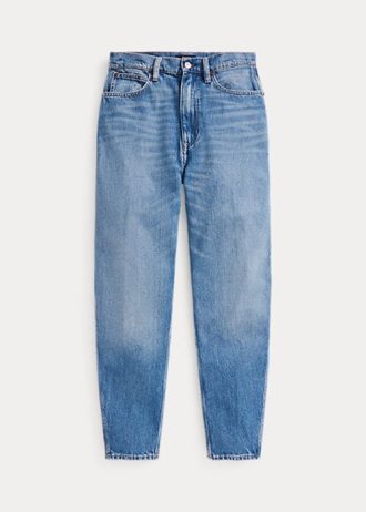 Marineblaue Ralph Lauren Cambree Jersey-Jeans für Damen