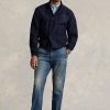 Marineblaue Ralph Lauren Deckjacken mit Grafik für Herren Marineblaue Ralph Lauren Deckjacken mit Grafik für Herren