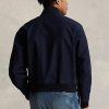 Marineblaue Ralph Lauren Deckjacken mit Grafik für Herren Marineblaue Ralph Lauren Deckjacken mit Grafik für Herren