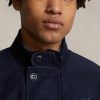 Marineblaue Ralph Lauren Deckjacken mit Grafik für Herren Marineblaue Ralph Lauren Deckjacken mit Grafik für Herren