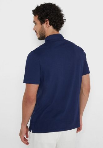 Marineblaue Ralph Lauren Essential Poloshirts für Herren