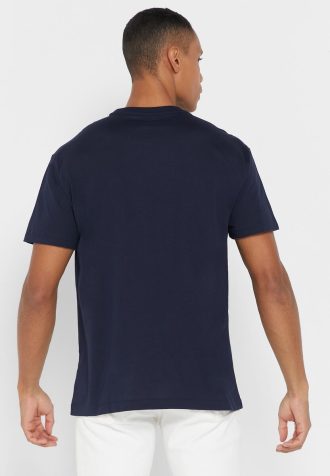 Marineblaue Ralph Lauren Essential T-Shirts mit Rundhalsausschnitt für Herren Marineblaue Ralph Lauren Essential T-Shirts mit Rundhalsausschnitt für Herren
