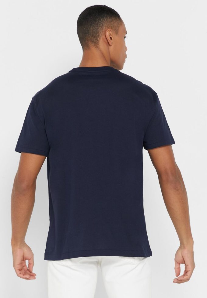 Marineblaue Ralph Lauren Essential T-Shirts mit Rundhalsausschnitt für Herren Marineblaue Ralph Lauren Essential T-Shirts mit Rundhalsausschnitt für Herren