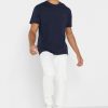 Marineblaue Ralph Lauren Essential T-Shirts mit Rundhalsausschnitt für Herren Marineblaue Ralph Lauren Essential T-Shirts mit Rundhalsausschnitt für Herren