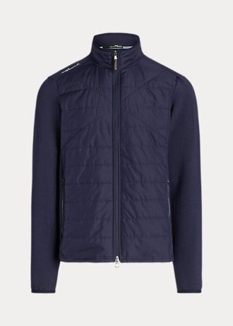 Marineblaue Ralph Lauren Hybrid-Mockneck-Jacken für Herren