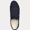 Marineblaue Ralph Lauren Janson II Canvas-Sneaker für Damen Marineblaue Ralph Lauren Janson II Canvas-Sneaker für Damen