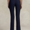 Marineblaue Ralph Lauren Leggings aus Stretch-Wollmischung-Twill für Damen Marineblaue Ralph Lauren Leggings aus Stretch-Wollmischung-Twill für Damen