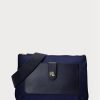 Marineblaue Ralph Lauren Oxford Medium Jamey Umhängetaschen für Damen Marineblaue Ralph Lauren Oxford Medium Jamey Umhängetaschen für Damen
