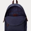 Marineblaue Ralph Lauren Polo Bear Canvas-Rucksäcke für Herren Marineblaue Ralph Lauren Polo Bear Canvas-Rucksäcke für Herren