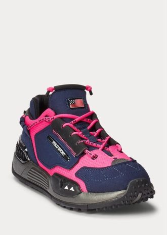 Marineblaue Ralph Lauren PS200 Sneakers für Herren