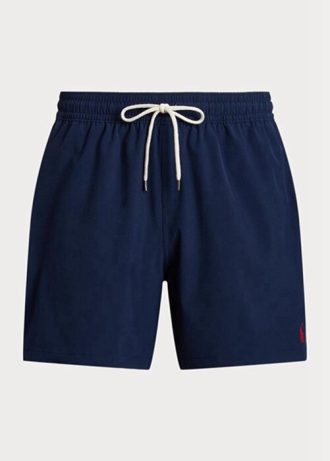 Marineblaue Ralph Lauren Traveller Badeshorts für Herren