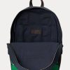 Marineblaue Rucksäcke aus Canvas mit Pferdemotiv von Ralph Lauren für Herren Marineblaue Rucksäcke aus Canvas mit Pferdemotiv von Ralph Lauren für Herren