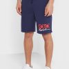 Marineblaue Shorts mit Ralph Lauren-Signaturlogo für Herren Marineblaue Shorts mit Ralph Lauren-Signaturlogo für Herren