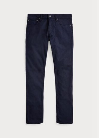 Marineblaue Slim Fit Stretchjeans für Herren von Ralph Lauren