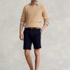 Marineblaue Stretch-Chino-Shorts im Slim Fit von Ralph Lauren für Herren