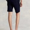Marineblaue Stretch-Chino-Shorts im Slim Fit von Ralph Lauren für Herren
