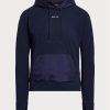 Marineblauer Ralph Lauren GolfLogo Hybrid Jersey Hoodie für Damen Marineblauer Ralph Lauren GolfLogo Hybrid Jersey Hoodie für Damen