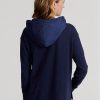 Marineblauer Ralph Lauren GolfLogo Hybrid Jersey Hoodie für Damen Marineblauer Ralph Lauren GolfLogo Hybrid Jersey Hoodie für Damen