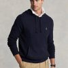 Marineblauer Ralph Lauren Pullover mit Kapuze aus strukturierter Baumwolle für Herren Marineblauer Ralph Lauren Pullover mit Kapuze aus strukturierter Baumwolle für Herren